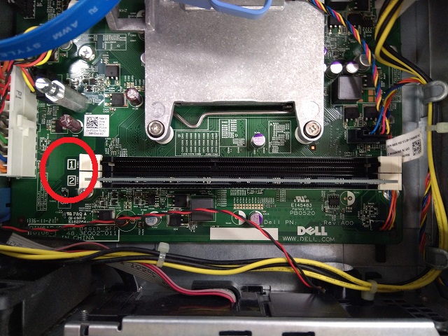 DELLのOptiPlex3100で本体前面の3と4のインジケーターが点灯して起動しない時の解決方法│どろぱち